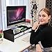 Monitor Stand Riser with Drawer – Good Desk Shelf Organizer,Keyboard Storage,Stylish Black,22″ x 10.6″ x 4.7″thumb 3