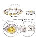 EVER FAITH CZ November Birthstone Elegant Tear Drop Necklace Earrings Bracelet Set Yellow Citrine-Color