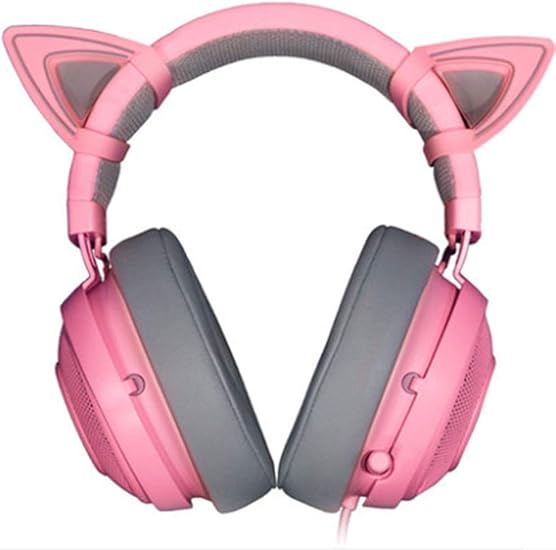 Tutou Casque De Jeu Avec Microphone 7 1 Canaux Poudre Cristal Mercure Oreille De Chat Reduction Du Bruit Microphone Pc Rose Amazon Fr Audio Hifi