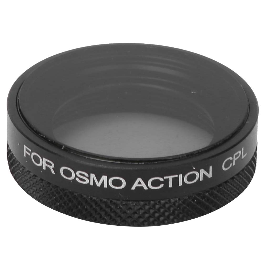 VBESTLIFE Action Camera Lens Filter, Aluminum + Optical Glass Camera CPL Circular Polarizer Lens Filter for DJI Osmo Action Sports Cameras Accessory