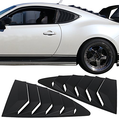 IKON MOTORSPORTS | Rear Louver Compatible With 2013-2018 Scion FR-S Subaru BRZ and Toyota 86, Ikon S - //coolthings.us