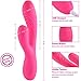 Rabbit Vibrator Dildo for Vagina - All Silicone Vibrator Adult Toy - Sex for Couples - G Spot Vibrator Stimulator - Clit Vibrator - Suitable Male Sex Toy for Anal Play, Pink Lyps Aphrodite