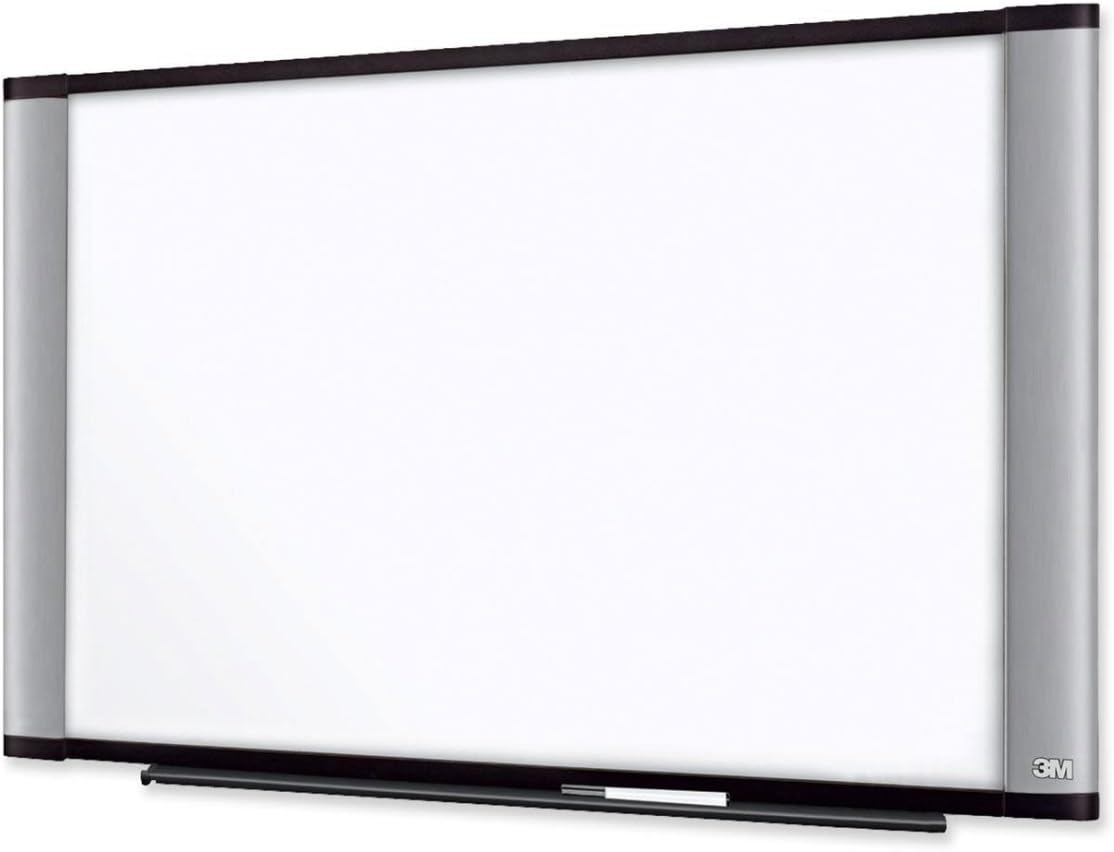 3M Melamine White Dry Erase Board, 72 x 48, Silver Aluminum Frame (M7248A)