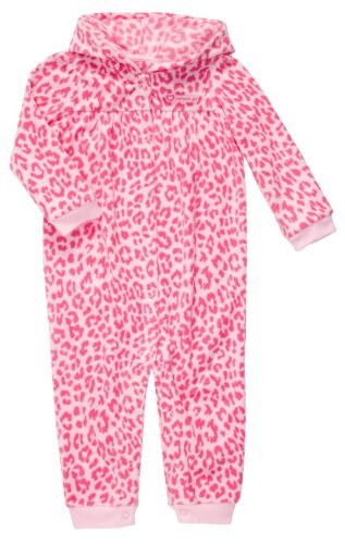 Carter's Baby Girl's Hooded Micro-fleece Jumpsuit (18 Months)