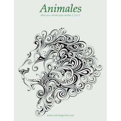 Animales libro para colorear para adultos 1, 2 & 3 Animales libro para colorear para adultos 1, 2 & 3
