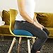 Japanese Seat Cushion – Advanced Comfort Memory Foam, Washable, Non Slip Cushion Orthopedic Design to Relieve Back Sciatica Coccyx, and Tailbone Pain (Blue)