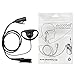 abcGoodefg D Shape FBI Headset Earpiece PTT MIC for Motorola Xpr3300 Xpr3500 DEP550 XIR P6620 DEP570 S49 P6600 E8600 E8608 DEP570 MTP3200 MTP3250 DP2000 MotoTRBO (D Shape earpiece)