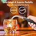 Candle Lighter, Long Lighter Electric Arc Lighter Plasma Lighter USB Rechargeable Lighter - LED Battery Display, 360° Flexible Neck - Flameless Windproof Lighter for Camping Cooking Fireworks (P18)