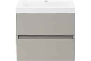 Spring Mill Cabinets Innes Bathroom Vanity with Sink, 24 Inches, Gray,Grey