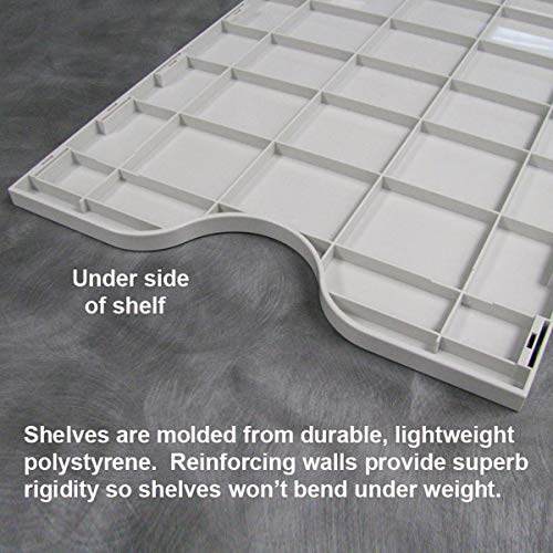 Ultimate Office 9-Compartment Crystal-Clear Mail Sorter (3W x 3H) with Optional Add-On Tiers for Easy Expansion