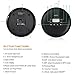 Bluetooth Rechargeable Portable CD Player Personal Compact Discman CD Player, HOTT Small Walkman MP3 Disc Music CD Player with Earbuds, LCD Display (711T Black2)