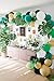 Dinosaur Party Balloons,100 Pcs 12 inch 3.2g Latex Balloons for Baby Shower,Dino Jungle Jurassic Birthday Party Decorations,1st Bday Party Supplies,Tree Birthday Wedding Party Spring Decorations