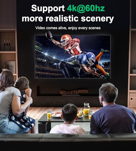 GANA HDMI Splitter, 4K HDMI Switch 2 in 1 Out or 1 in 2 Out, Aluminum Switcher for TV/PC/Laptop/DVD/PS4/PS3/Xbox 360/Xbox One/TV Stick/Gaming box/Blu-Ray-Player/Projector