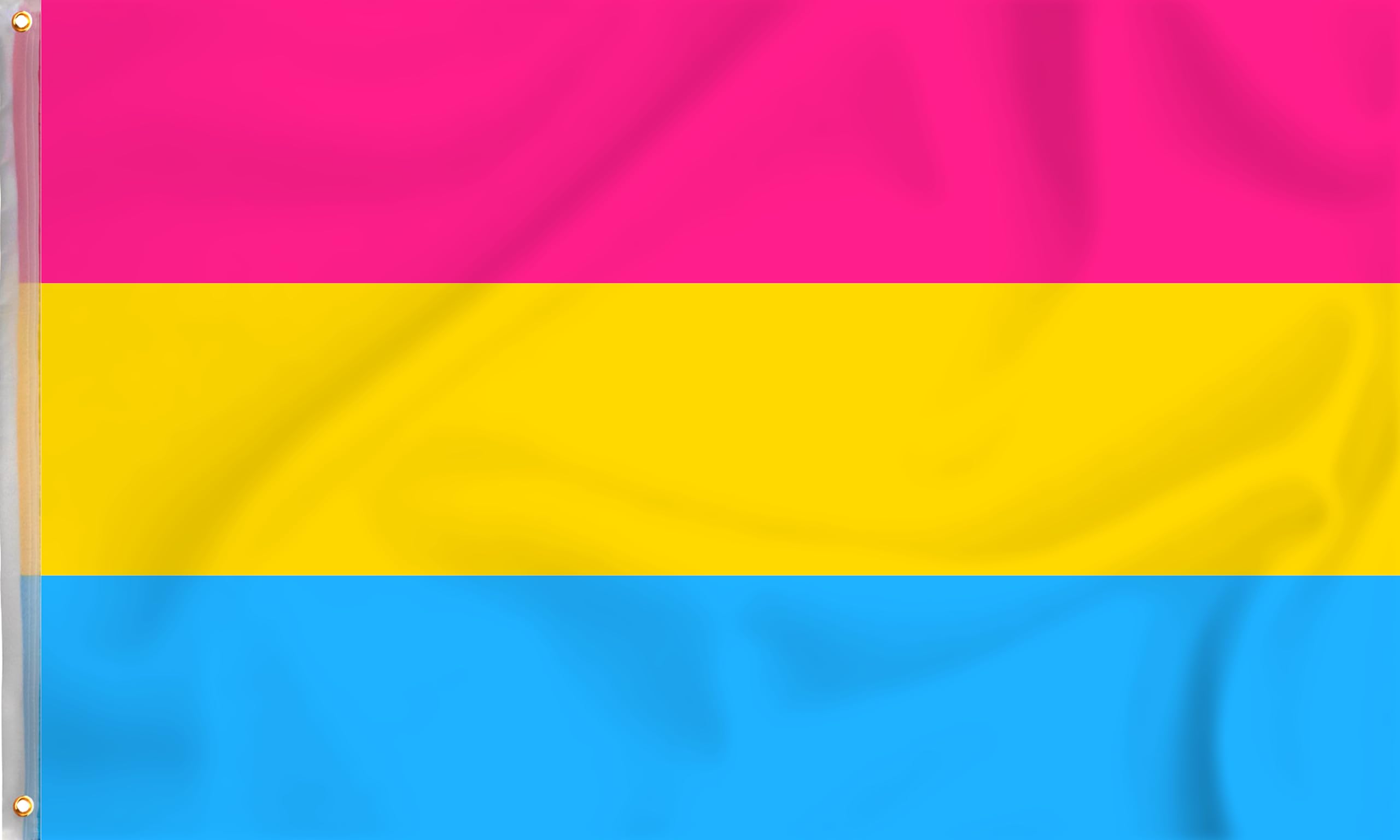 Storm&Lighthouse Pansexual Flag Gay Pride LGBTQ+ Flags 5ft x 3ft with Eyelets