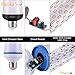LED Flame Light Bulbs, 4 Modes LED Flame Effect Light Bulbs for Christmas Decorations Outdoor, 2Pcs E26 Base Flicker Fire Flame Bulbs, Led Christmas Lights for Lantern, Porch, Torches,(Black)