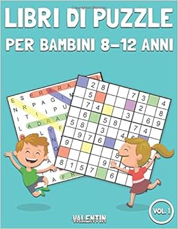 Libri Di Puzzle Per Bambini 8 12 Anni 100 Giochi Di Parole E 100 Sudoku Con Soluzioni Molto Divertenti Per Bambini Amazon It Valentin Libri