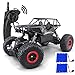 1/18 Alloy RC Cars with Two Batteries Remote Control Truck 4x4 Off Road Rock Crawler for Boys 2.4GHz Radio Controlled Monster for Kids