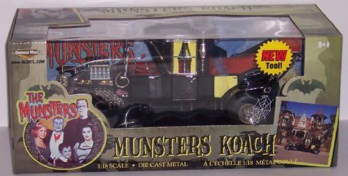 The Munsters Munsters Koach 1:18th Scale Die Cast Metal Collectors Car by The Munsters