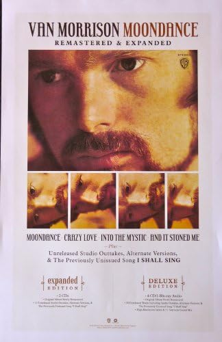 Van Morrison - Moondance Expanded - Rare Advertising Poster - 11x17