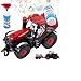 Bubble Blowing Bump N Go Farm Tractor Train Set Lights & Sounds Bubble Toy for Kids