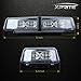 Xprite White 36 LED Rooftop Mini Bar Strobe Lights High Intensity Emergency Hazard Warning Beacon Light w/Magnetic Base for Safety Caution Vehicles Construction Trucks Snow Plowing Cars Postal Vans