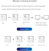 Hopbucan USB 8-Port KVM Switch Keyboard Mouse Synchronous Controller view 4