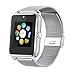 RaaawarHWWE MSRM Replaceable Band Bluetooth Smart Watch Call Sync and Handfree Support Android 4.2 or abouve and Iphone5s/6/6s/7/7s (black)
