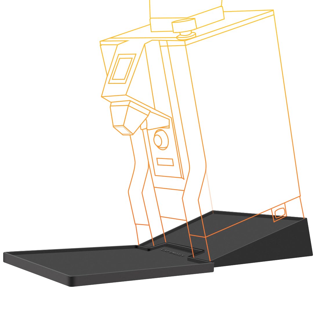 Photo 1 of Incline Stand with Tray Compatible with Eureka Mignon Grinder Durable Tilted Angled Base and Drip Tray Espresso Grinder Accessories Parts