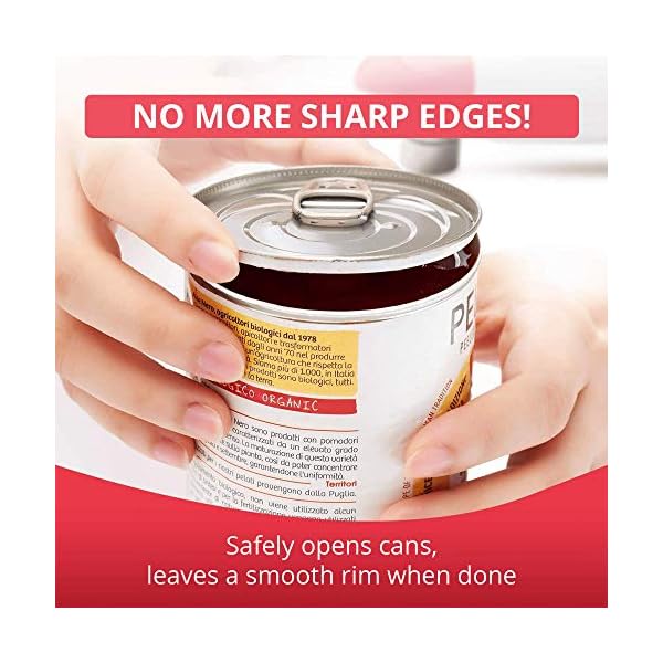 Kitchen-Mama-Electric-Can-Opener-Smooth-Edge-Tin-Opener-with-Easy-Touch-Start-Stop-Ergonomic-Arthritic-Hand-Friendly-Compact-Cordless-Design-Red Kitchen Mama Electric Can Opener - Smooth Edge Tin Opener with Easy-Touch Start & Stop, Ergonomic & Arthritic Hand…