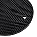 HardNok Silicone Pot Holder, Trivet Mat, Jar Opener. Flexible, Durable, Heat Resistant Mat, Set of Two (Black)