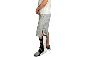DEEYOTA Universal Paralyzed Elderly Nursing Pants,Bedridden Patient Clothing,Full Opening Summer Zipper Nursing Shorts