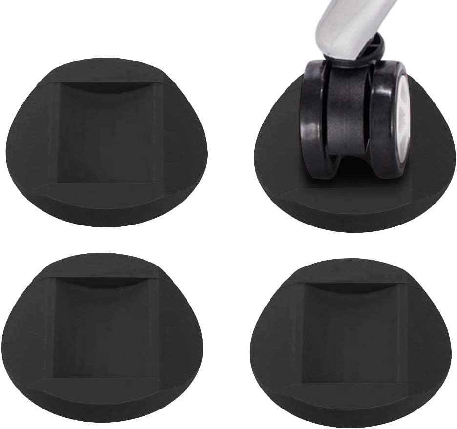Jc.upin Bed Wheel Stoppers 4 Pcs Anti-Slip Castor Cups for Floors