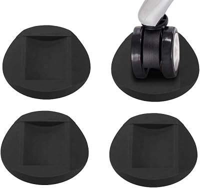 Jc.upin Bed Wheel Stoppers 4 Pcs Anti-Slip Castor Cups for Floors