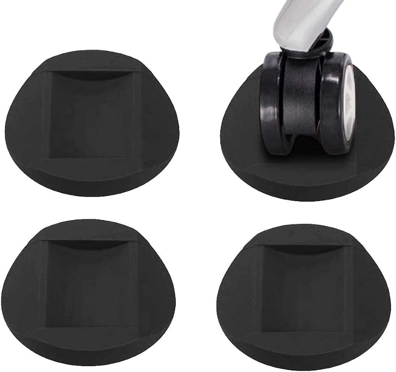 Jc.upin Bed Wheel Stoppers 4 Pcs Anti-Slip Castor Cups for Floors