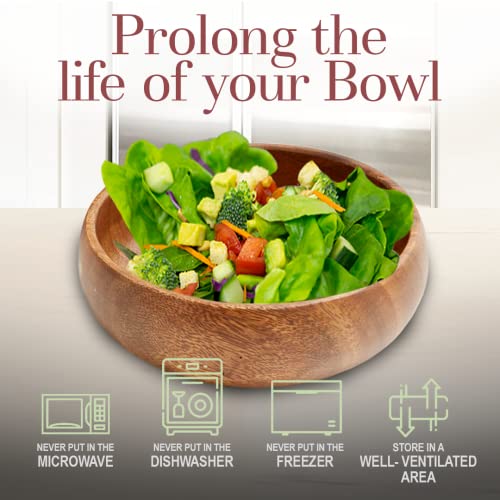 Woodard & Charles Acacia Wood Snack Serving Bowl, 6" x 2" (Set of 6) - Image 11