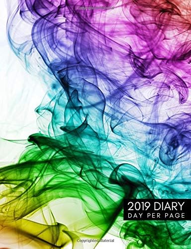 2019 Diary Day Per Page: Daily Planner and Schedule Organizer (Stunning Smoke Cover) Paperback – October 18, 2018