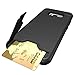 Galaxy S8 Plus Case, Galaxy S8+ Case, OEAGO [Card Slot] [Brushed Texture] Heavy Duty Hybrid Dual Layer Wallet Case Cover Shell with Kickstand for Samsung Galaxy S8+ / Galaxy S8 Plus - Black