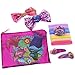 Townley Girl Dreamworks Trolls Hair Accessory Set for Girls; Tiara, Hair Bows, Hair Ties, Bobby Pins and Bag