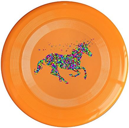 SAXON13 Cool Rainbow Unicorn 150g Orange Toy Flying Disc