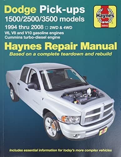Dodge Pick-ups: 2002 thru 2008 (Haynes Repair Manual): Haynes, Max