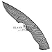 BlankBlades Assorted Damascus Knife Blank Blades Group 2 USA (AB21)