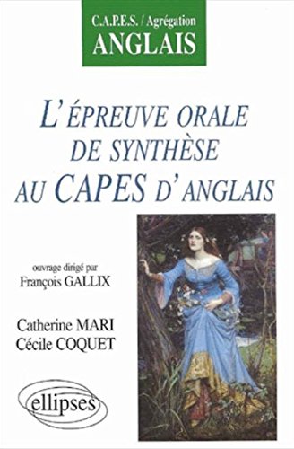 L' épreuve orale de synthèse au CAPES d'anglais
