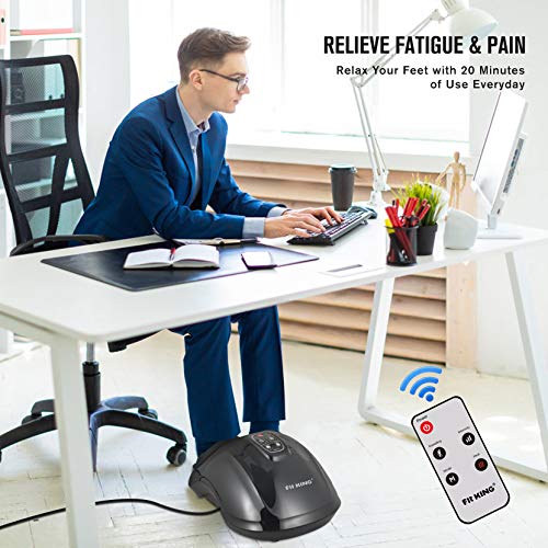 FIT KING Foot Massager Machine with Remote Deep Kneading and Shiatsu