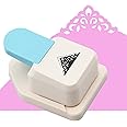 Paper Corner Punch Triangle Shape Flower Pattern, Large Craft Corner Punch Paper Cutter Portable Corner Hole Punch for Srapbooking, DIY Crafts, DIY Crafts, Card Making