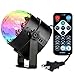 FSJEE LED Party Lights Magic Disco Ball Strobe Light, Remote Control DJ Portable Lights 3W 7Colors Sound Activated Stage Lights for Kids Birthday Gift Stage Wedding Holiday Party