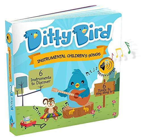 Our Best Interactive Instrumental Music Book for Babies. Educational Toys for one Year Old. Toddler Musical Sound Book. Musical Instruments Learning Toys. 1 Year Old boy Girl Gifts. Blue
