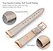 SWEES Leather Bands Compatible for Fitbit Charge 4, Charge 3 & Charge 3 SE Fitness Tracker, Genuine Leather Band Strap Wristband Replacement for Women Men Small Large, Black, Rose Gold, Beige, Brown