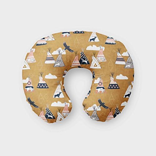 Boho Gold Mountains and HIlls Boppy Cover