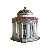 Keranova Clever Paper Temple of World Vesta 3D Puzzle, 16 x 18.5 x 17 cm, 1/87 Scale
