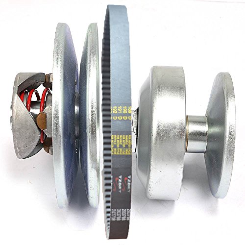 BLAST LED 40 Series GO Kart Torque Converter 1" Driver, Driven, Belt 203788 Combo Replaces Comet 203015A (5/8" Driven Clutch 3/16" Key)